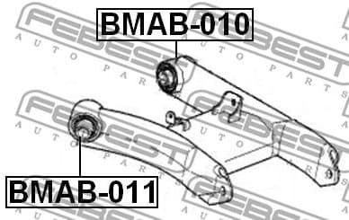 Mounting, control/trailing arm BMAB-011 - image 2