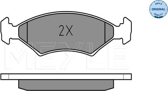Brake Pad Set, disc brake MEYLE-ORIGINAL: True to OE. 025 207 5318 - image 2