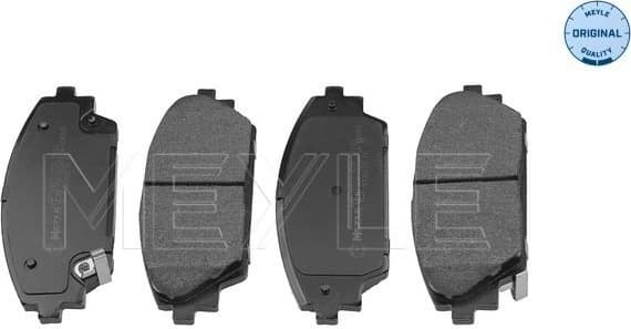 Brake Pad Set, disc brake MEYLE-ORIGINAL: True to OE. 025 258 7516