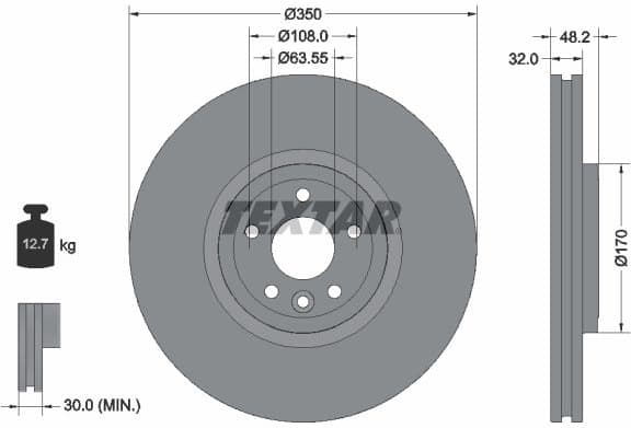 Brake Disc PRO+ 92308105