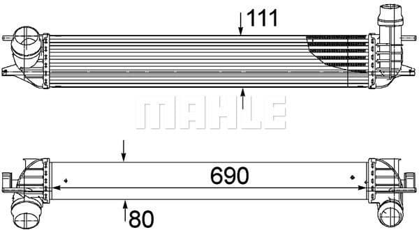 Charge Air Cooler BEHR *** PREMIUM LINE *** CI 155 000P - image 2