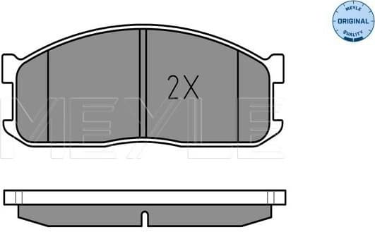 Brake Pad Set, disc brake MEYLE-ORIGINAL: True to OE. 025 200 0215/W - image 2