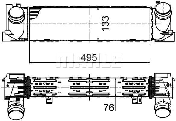 Charge Air Cooler BEHR *** PREMIUM LINE *** CI 393 000P - image 2