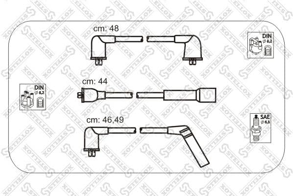 Ignition Cable Kit 10-30040-SX
