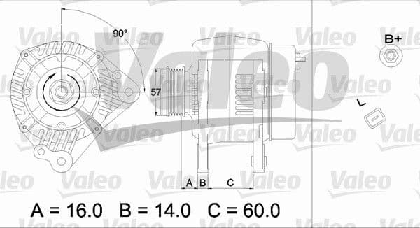 Alternator VALEO RE-GEN REMANUFACTURED 437341 - image 2