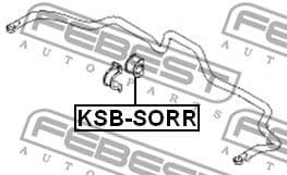 Mounting, stabiliser bar KSB-SORR - image 2