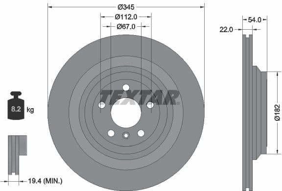 Brake Disc PRO 92284003