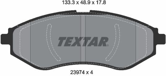 Brake Pad Set, disc brake Q+ 2397401