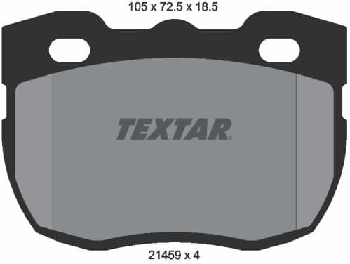 Brake Pad Set, disc brake 2145901