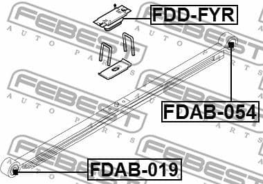 Bushing, leaf spring FDAB-054 - image 2