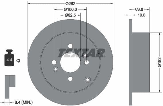 Brake Disc PRO 92161303