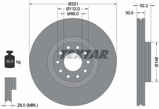 Brake Disc PRO 92154703