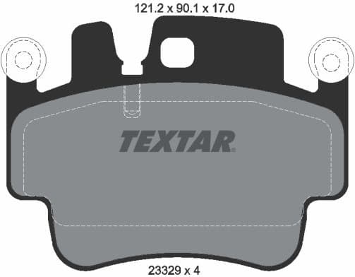 Brake Pad Set, disc brake 2332902