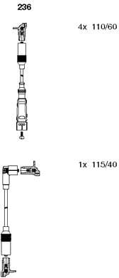 Ignition Cable Kit 236