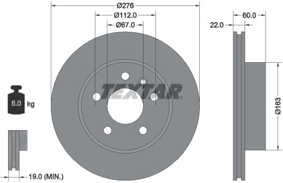 Brake Disc PRO 92074403