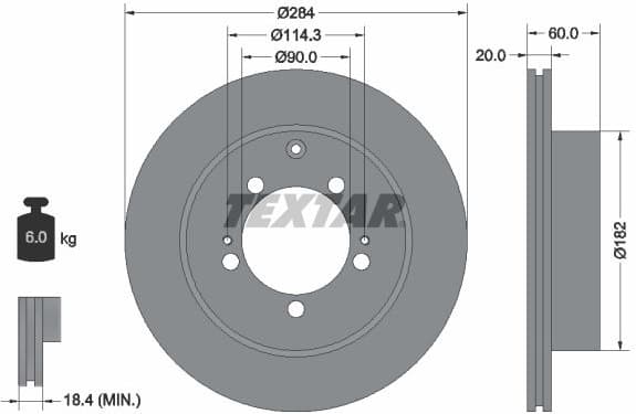 Brake Disc 92134700