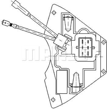 Regulator, interior blower BEHR *** PREMIUM LINE *** ABR 31 000P - image 2