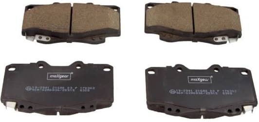 Brake Pad Set, disc brake 19-2941