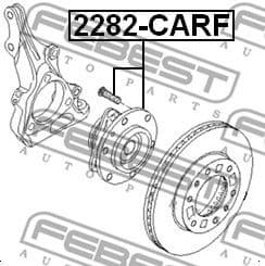 Wheel Hub 2282-CARF - image 2