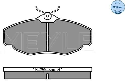 Brake Pad Set, disc brake MEYLE-ORIGINAL: True to OE. 025 234 5219