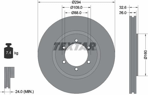 Brake Disc 92162600