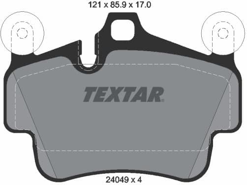 Brake Pad Set, disc brake 2404901