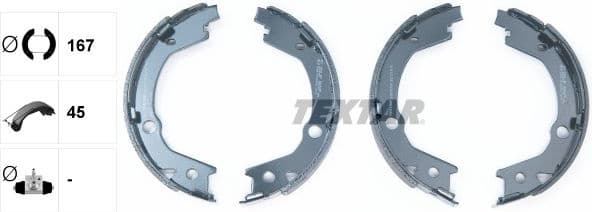 Brake Shoe Set, parking brake 91070700