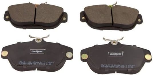 Brake Pad Set, disc brake 19-1115