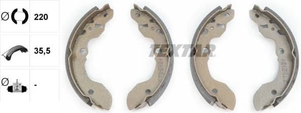 Brake Shoe Set 91046200