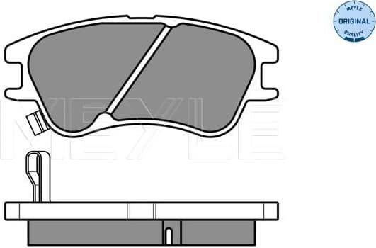 Brake Pad Set, disc brake MEYLE-ORIGINAL: True to OE. 025 242 7713/W - image 2