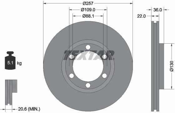 Brake Disc 92075800