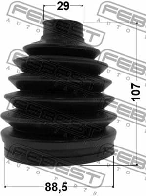 Bellow Kit, drive shaft 2017P-GRCH - image 2