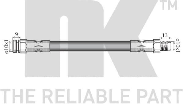 Brake Hose 851018 - image 2