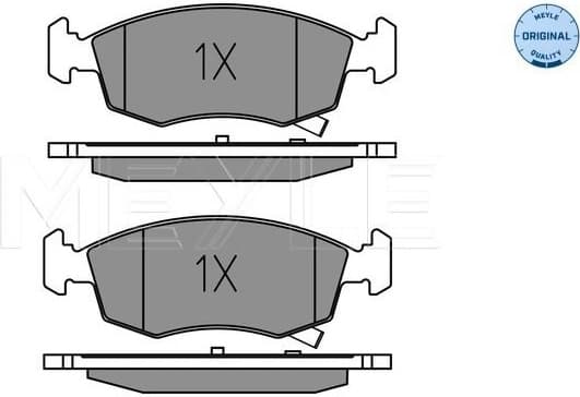 Brake Pad Set, disc brake MEYLE-ORIGINAL: True to OE. 025 253 2317 - image 2