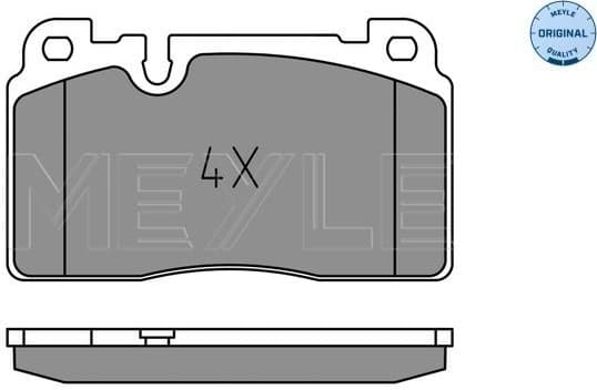 Brake Pad Set, disc brake MEYLE-ORIGINAL: True to OE. 025 256 4317