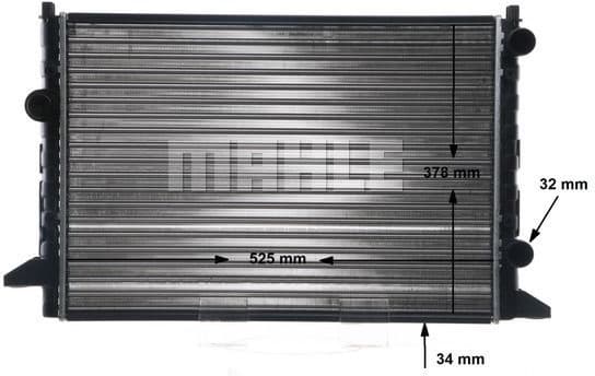 Radiator, engine cooling BEHR CR 508 000S - image 11