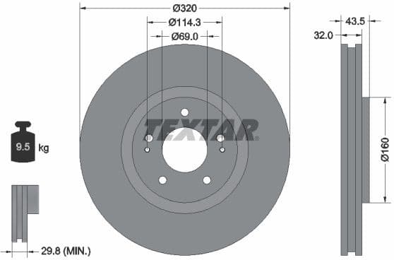 Brake Disc PRO 92169903