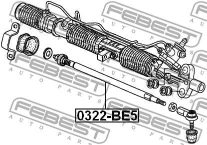 Inner Tie Rod 0322-BE5 - image 2