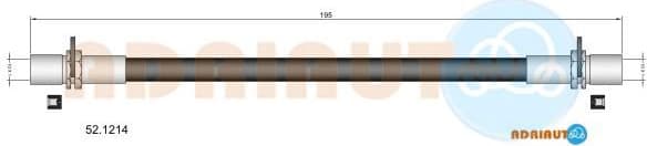 Brake Hose 52.1214
