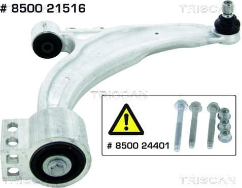 Control/Trailing Arm, wheel suspension 8500 21516