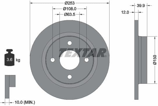 Brake Disc PRO 92292803