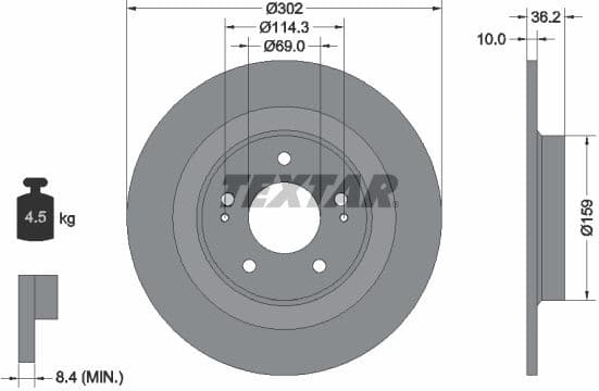 Brake Disc PRO 92267403