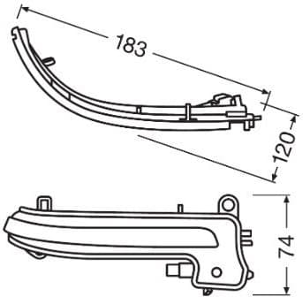 Direction Indicator Set LEDriving® Dynamic Mirror Indicator for BMW 1-series LEDDMI F20 BK S - image 2