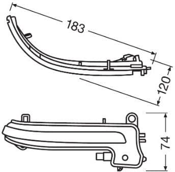 Direction Indicator Set LEDriving® Dynamic Mirror Indicator for BMW 1-series LEDDMI F20 WT S - image 2