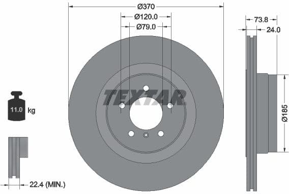 Brake Disc PRO 92155203