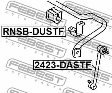 Link/Coupling Rod, stabiliser bar 2423-DASTF - image 2