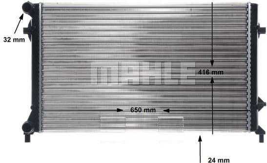 Radiator, engine cooling BEHR CR 30 001S - image 11