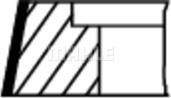 Piston Ring Set 002 52 N1 - image 2