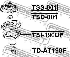 Suspension Strut Support Mount TSS-001 - image 2