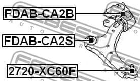 Ball Joint 2720-XC60F - image 2